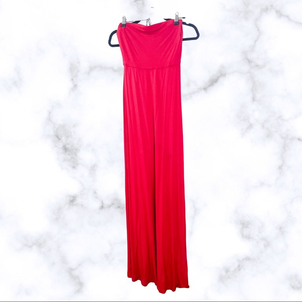 Bright Red Maxi Dress